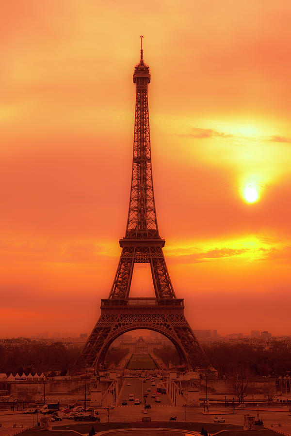 Eiffel Tower at Sunset